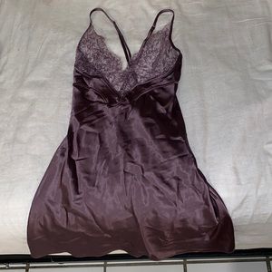 Light purple/ lilac size M Victoria's Secret satin lingerie sleep/babydoll dress